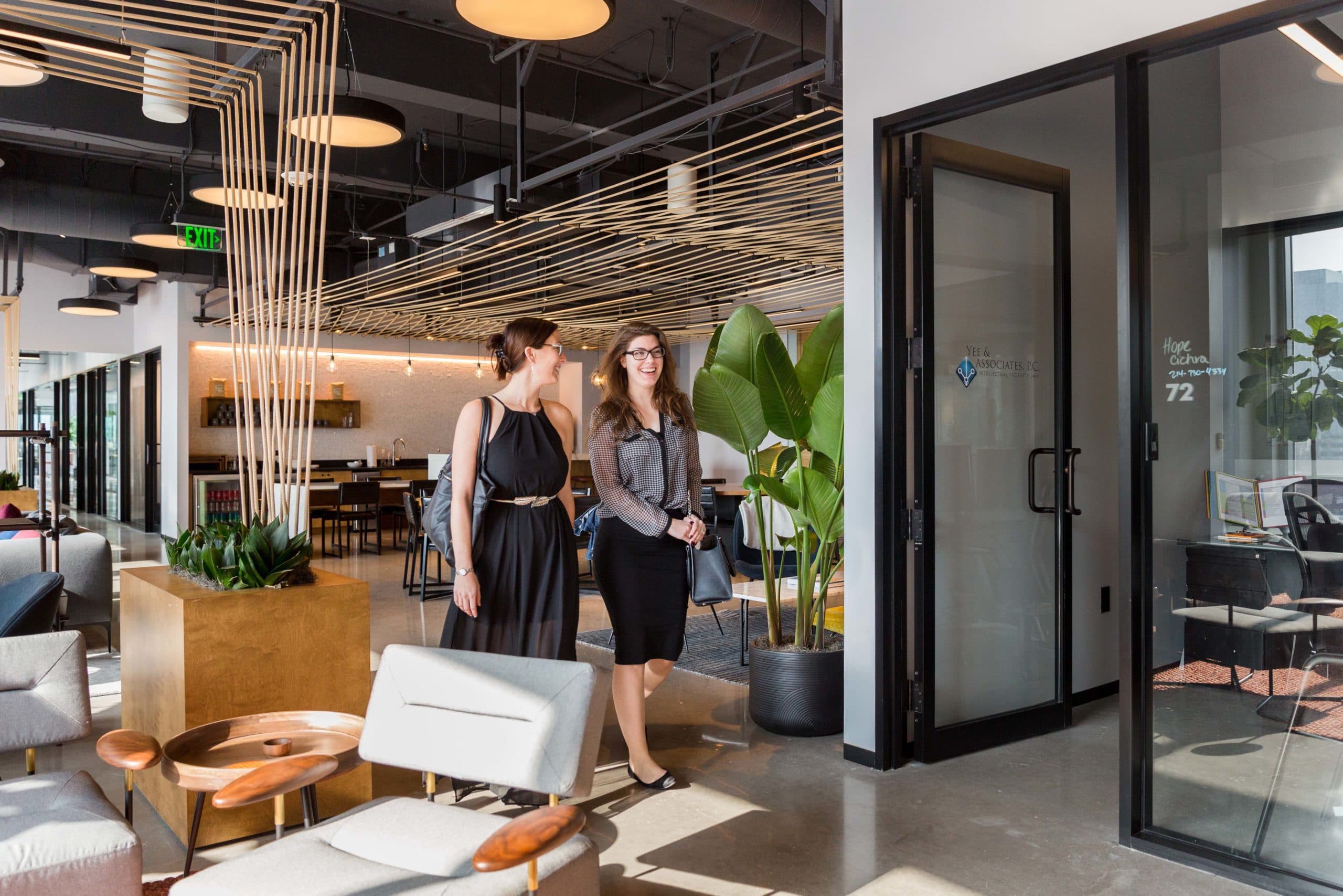Industrious coworking space inside One Arts Plaza