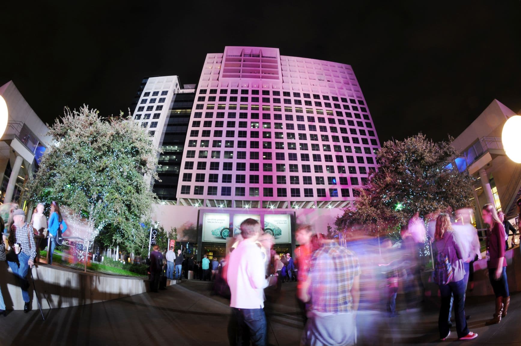 One Arts Plaza exterior in the Dallas Arts District