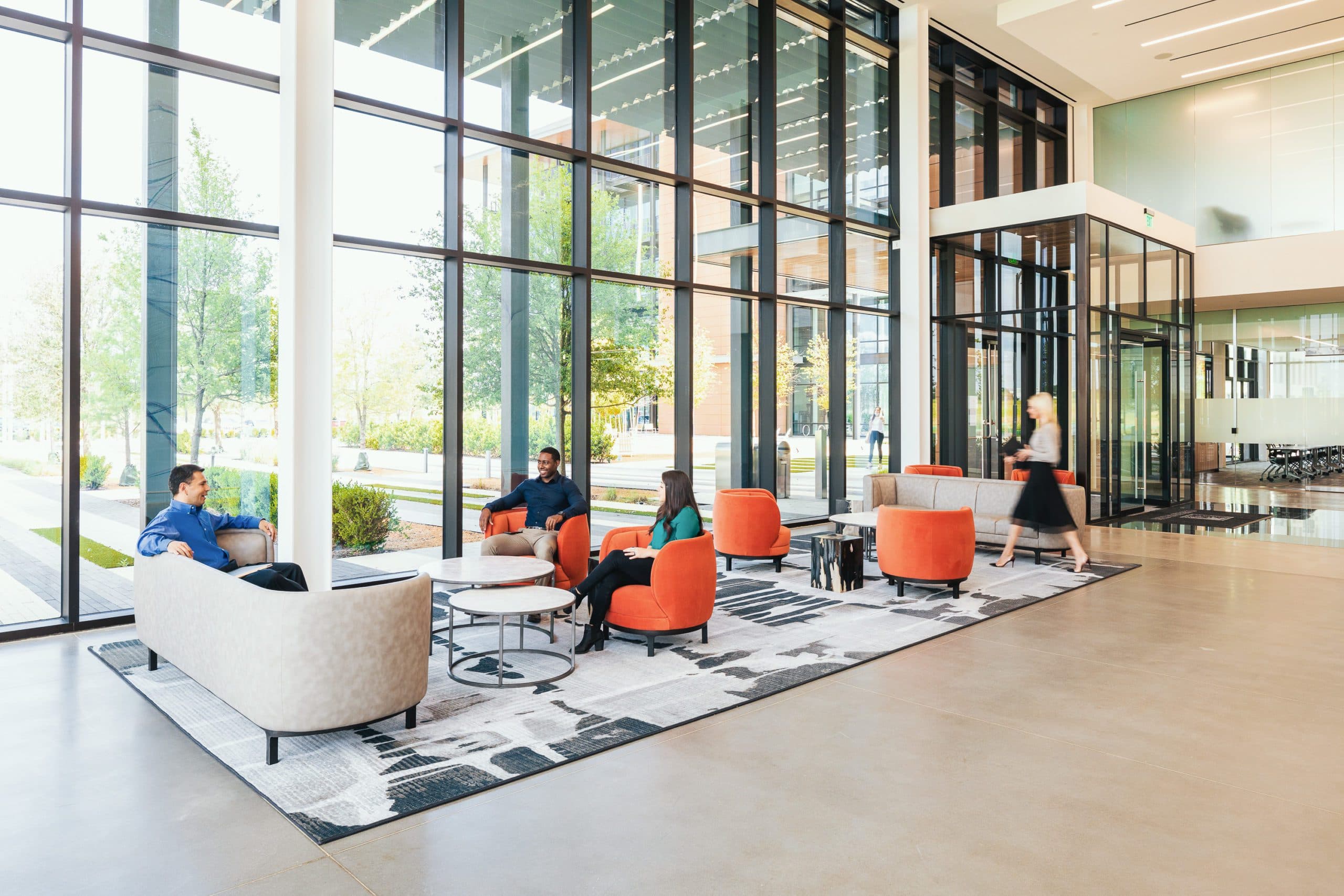 Lobby of the 3501 Olympus office building