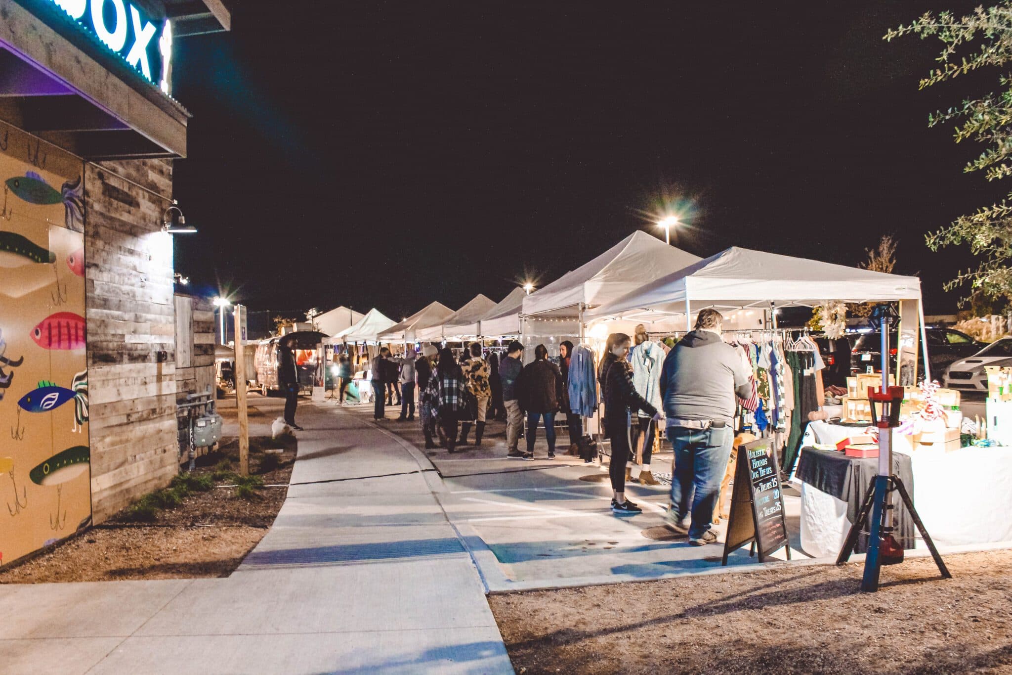Boho pop-up market at The Shacks at Austin Ranch