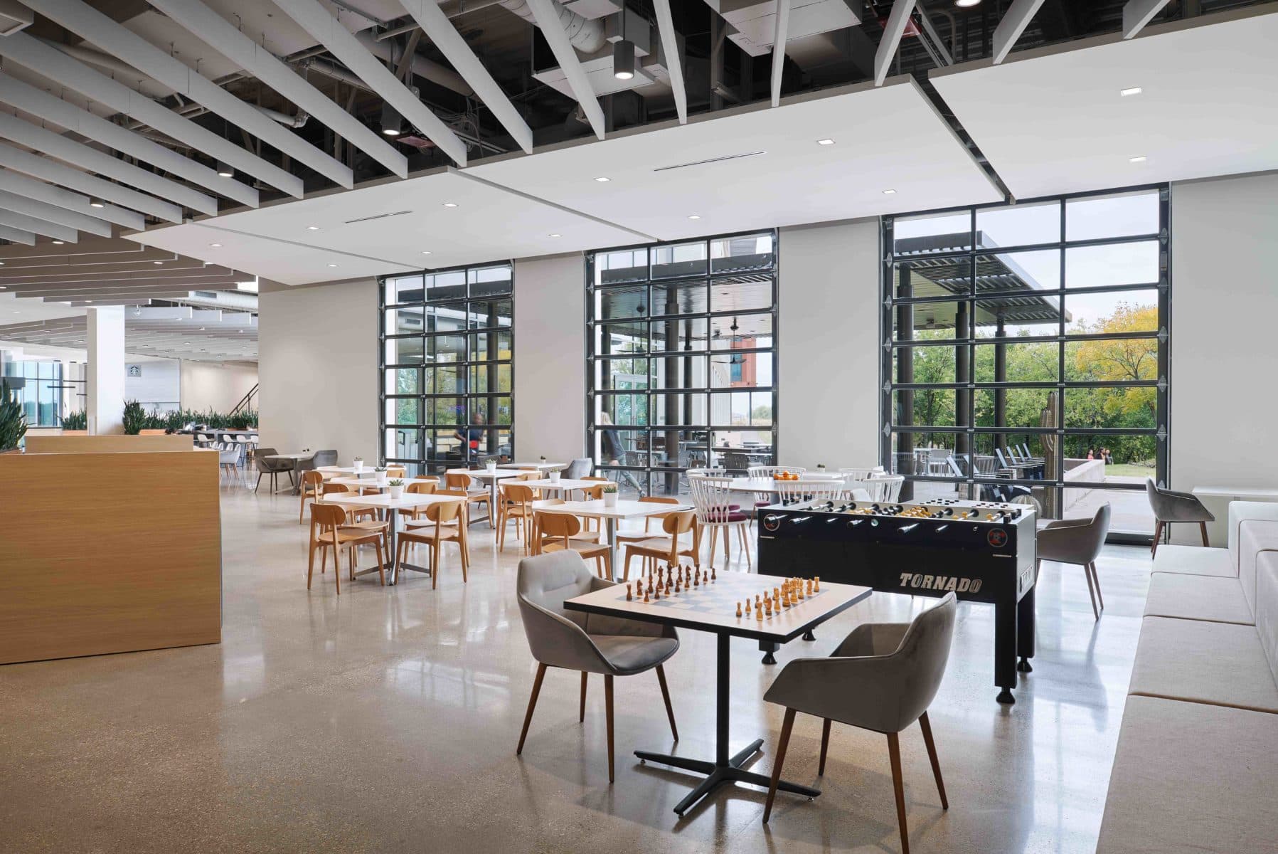 Common areas in the AmerisourceBergen offices at Austin Ranch