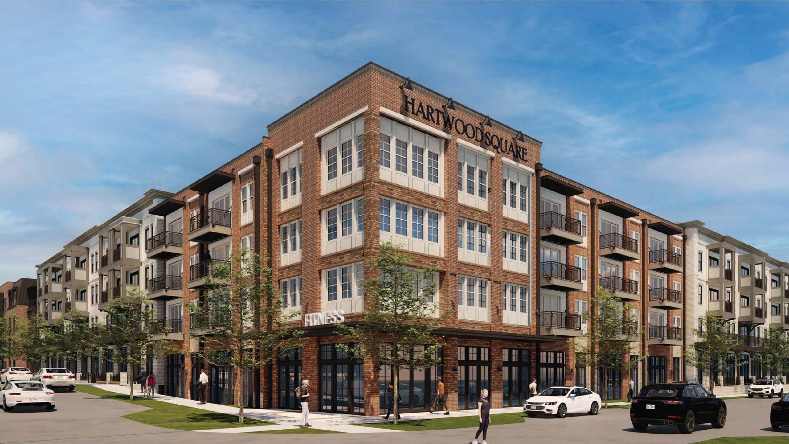 Hartwood Square multifamily rendering