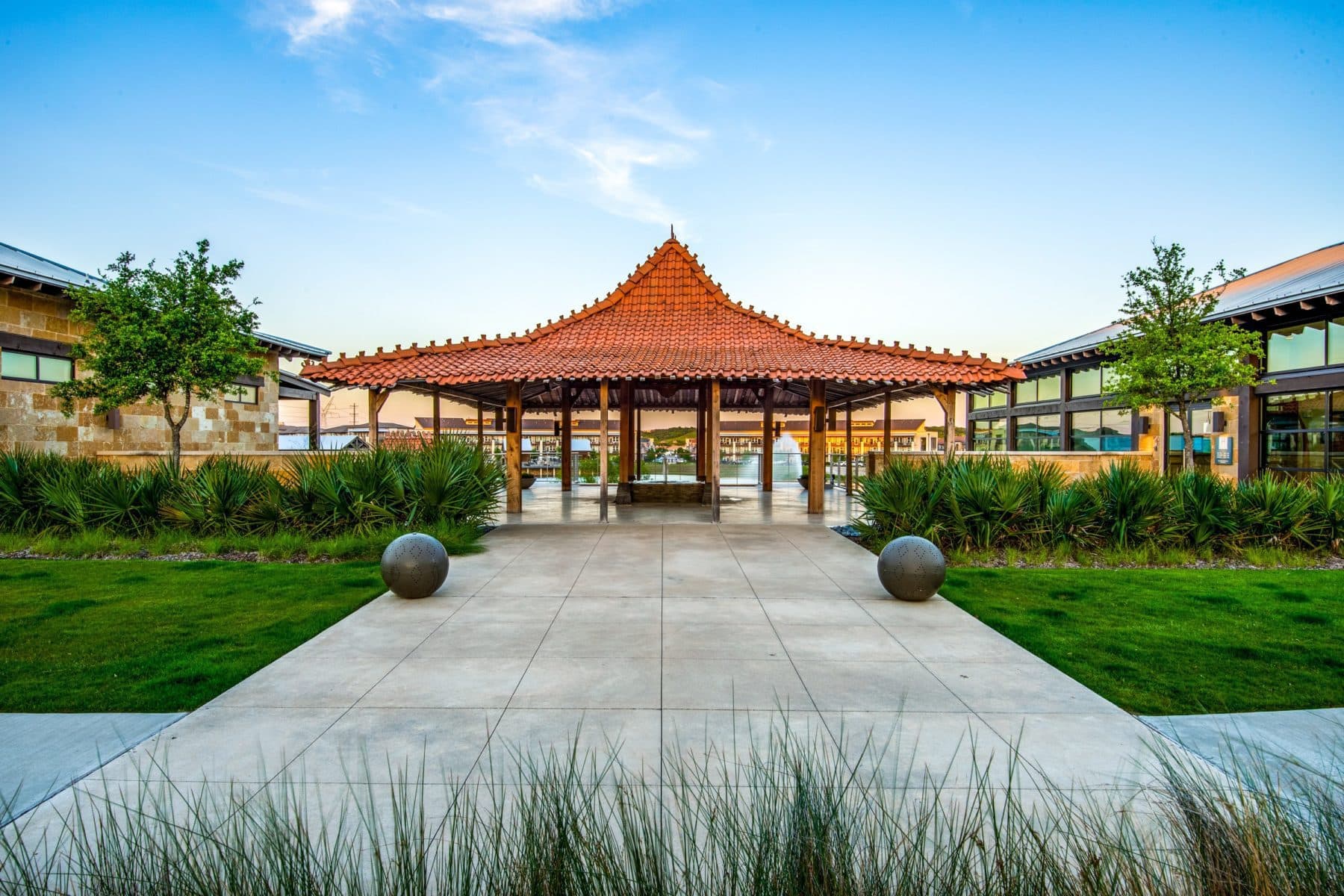 The Hudson joglo pavilion at Austin Ranch